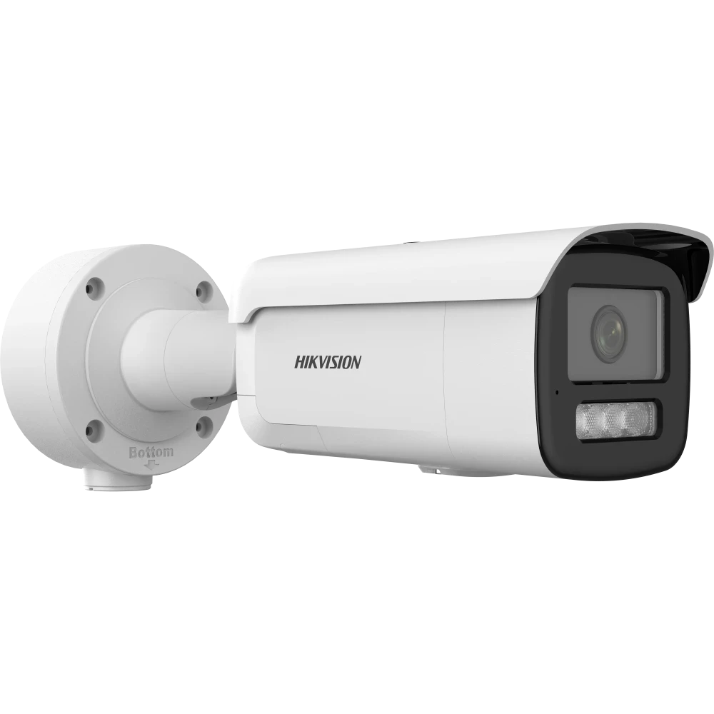 Cámara Bullet IP 4MP AcuSense PoE Strobe Light y Audible Warning 2.8mm DS-2CD3T46G2-ISU/SL(H) Hikvision